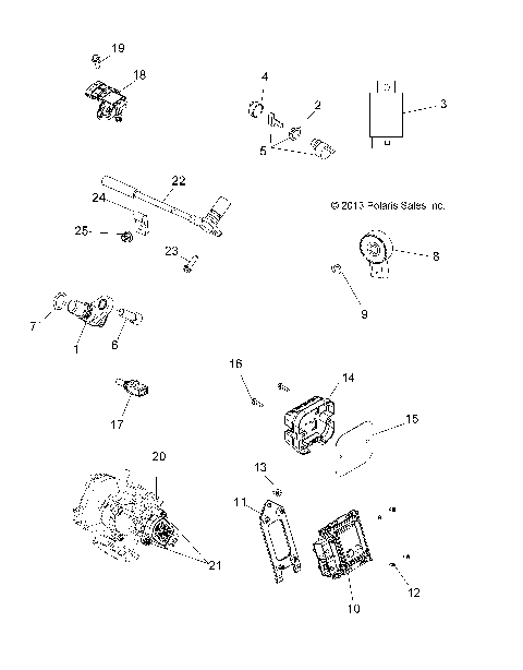 ELECTRICAL, SWITCHES, SENSORS and ECM MODULES - A14MX5ETH (49ATVELECT14570UTE)