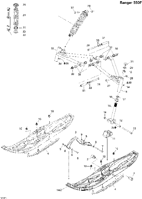 07- Front Suspension And Ski