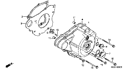 LEFT CRANKCASE COVER