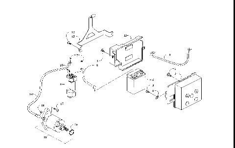 BATTERY AND STARTER ASSEMBLY [303489]
