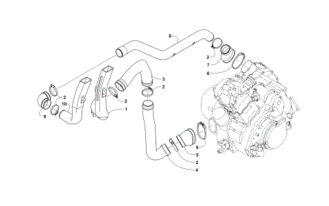 CASE/BELT COOLING ASSEMBLY