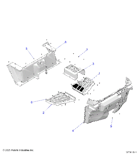 BODY, FLOOR, FRONT - D26P4E99A4/B4/F99A4/V99A4/B4/Y99A4 (C0708126-1)