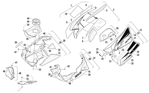 SKID PLATE AND SIDE PANEL ASSEMBLY