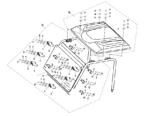 TOP ROOF & WINDSHIELD KITS