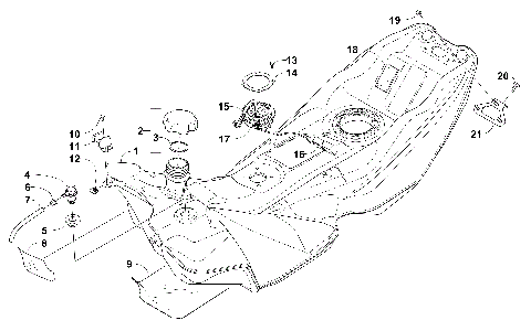 GAS TANK ASSEMBLY [99528]
