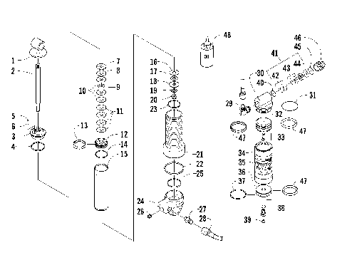 REAR SUSPENSION FRONT ARM SHOCK ABSORBER [88780]
