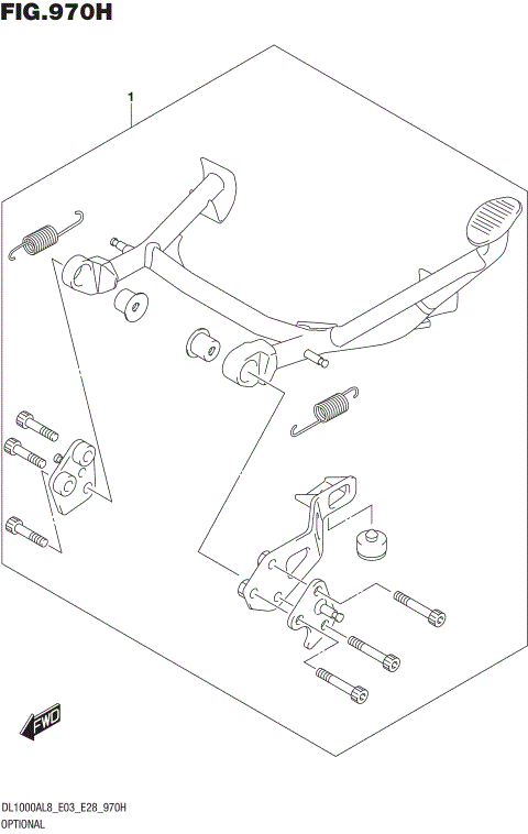 OPTIONAL (CENTER STAND SET)