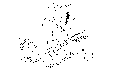 SKI AND SPINDLE ASSEMBLY [87682]