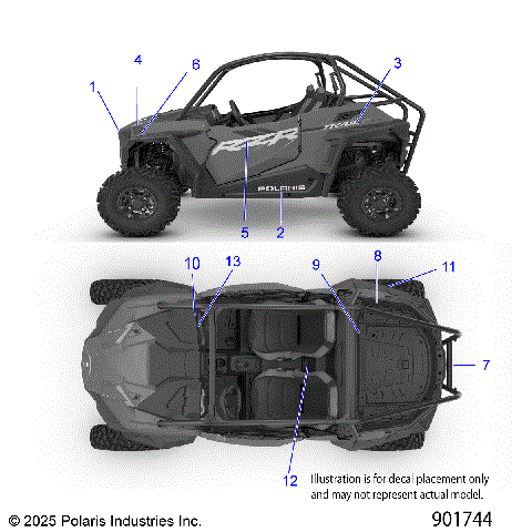 BODY, DECALS GRAPHICS - Z26ASE87A5 (901744)