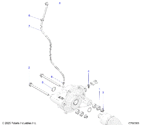 DRIVE TRAIN, FRONT GEARCASE MOUNTING - Z26NEY99A4/B4/A6/B6 (C760065)