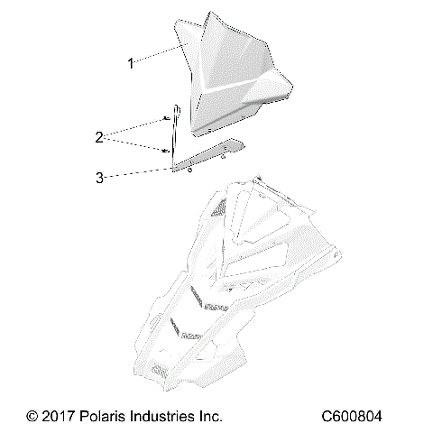 BODY, WINDSHIELD - S20EKB6PSL (C600804)