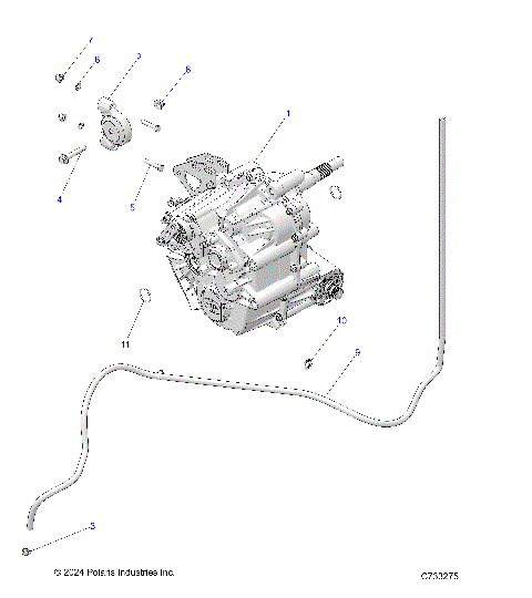 DRIVE TRAIN, MAIN GEARCASE MOUNTING - R25RSB99AZ/BZ/AL (C733275)