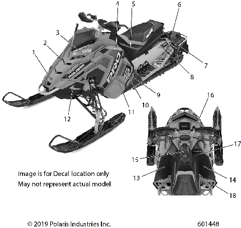 BODY, DECAL, BLACK SIDE PANEL W/PINK RIBBON RIDE ACCENT - S20DDH8PS (601448)
