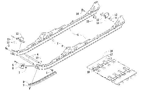 SLIDE RAIL AND TRACK ASSEMBLY [99199]