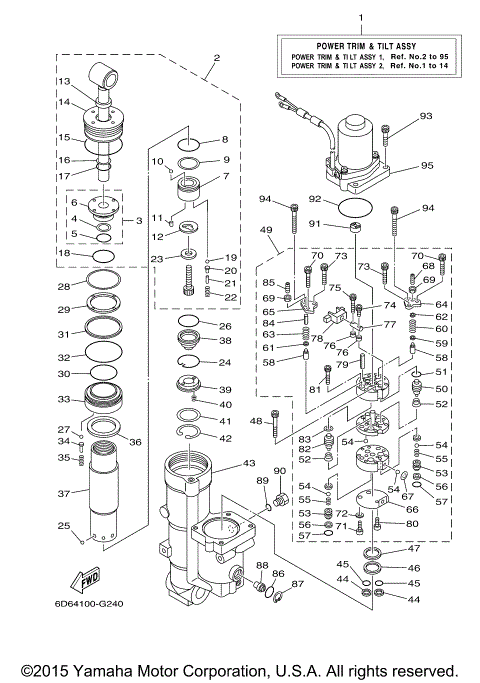 POWER TRIM TILT ASSY 1