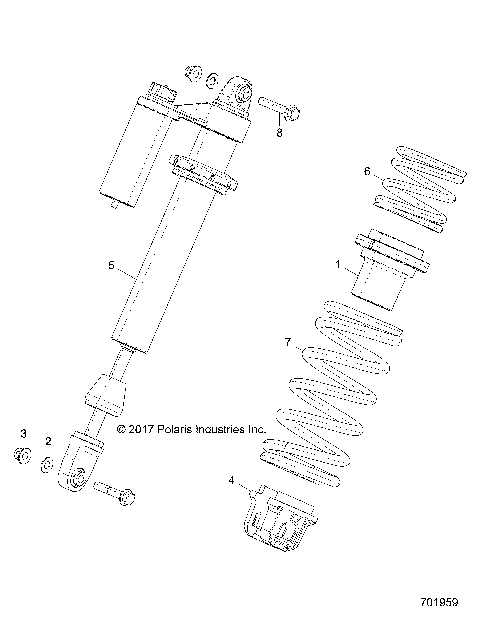 SUSPENSION, FRONT SHOCK MOUNTING - Z18VFE92BB/BM/BU (701959)