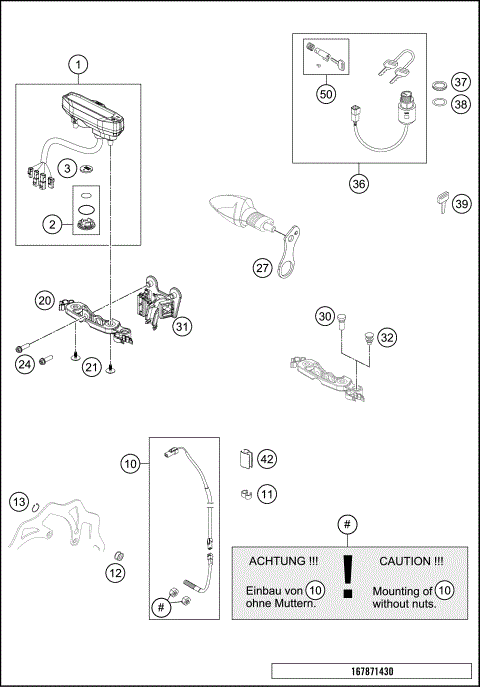 INSTRUMENTS / LOCK SYSTEM