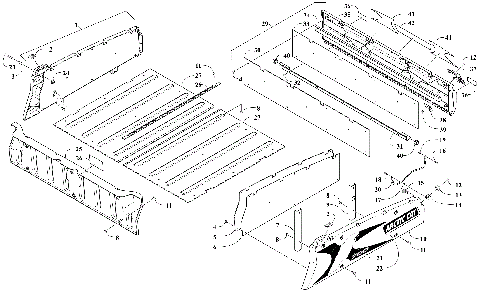 CARGO BOX AND TAILGATE ASSEMBLY [300988]