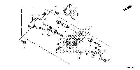 PARKING BRAKE CALIPER