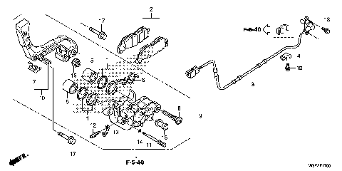 REAR BRAKE CALIPER (1)