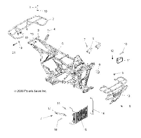 BUMPER and RACK MOUNTING - A07CA32AA (4999202939920293A06)