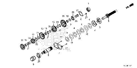 TRANSMISSION (MAINSHAFT)