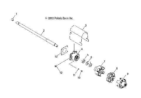 DRIVE SYSTEM - W045305CA/IA/CB/IB/IE/CC/IC/CD/ID/IF (4990579057A12)