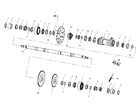 MIDDLE DRIVE - C10CL50AA (4978707870B12)
