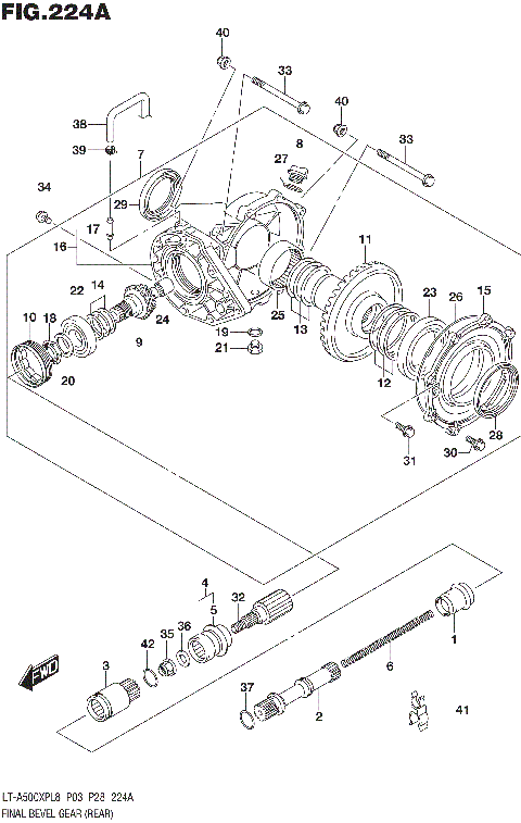 FINAL BEVEL GEAR (REAR)