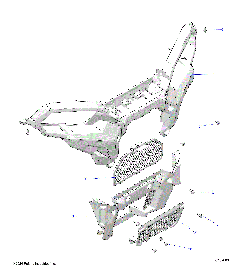 BODY, FRONT BUMPER COVER - A26SDE57C4/E4 (C102660)