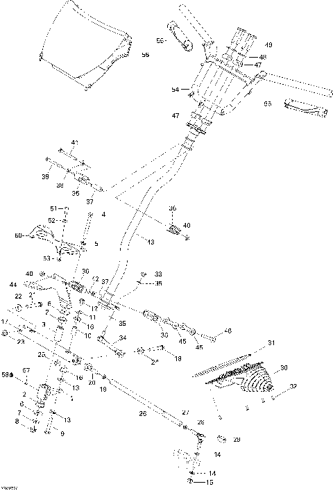 07- Steering System 500 SS, 800 HO PTEK