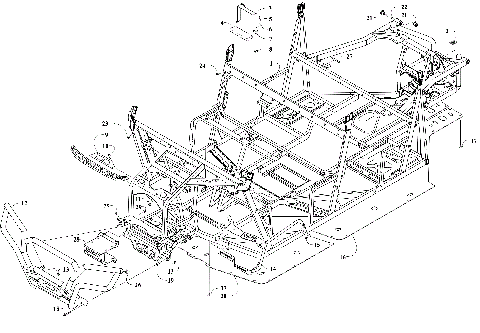 FRAME AND RELATED PARTS [304332]