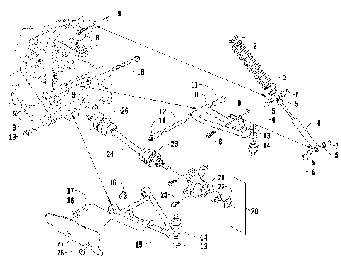 FRONT SUSPENSION ASSEMBLY [90704]