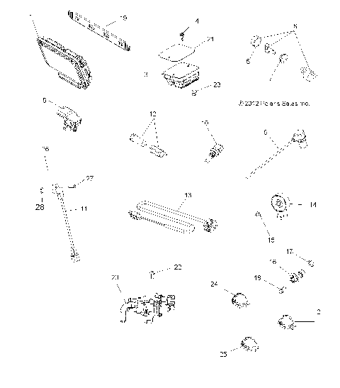 ELECTRICAL, SWITCHES, SENSORS, ECU and CONTROL MODULES - A13ZN8EAD/K/L/T (49ATVSWITCHES13SPXP850EPS)