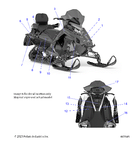 BODY, DECAL, BLACK SIDE PANEL W/GRAY ACCENT - S24TDE6RS (602153)