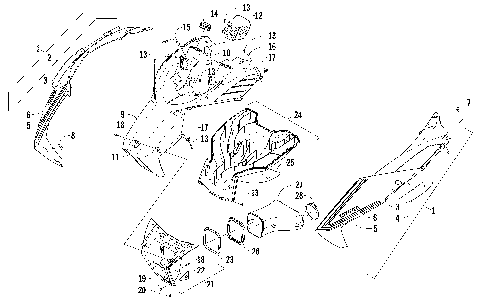 HOOD AND AIR INTAKE ASSEMBLY [95220]