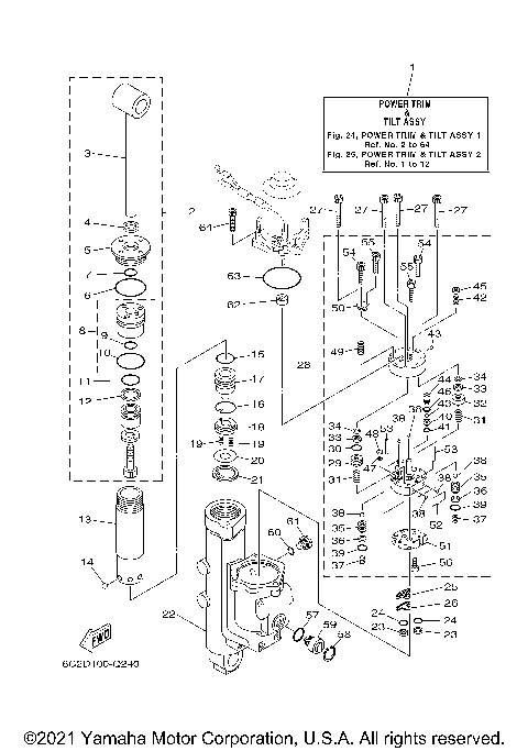 POWER TRIM TILT ASSY 1