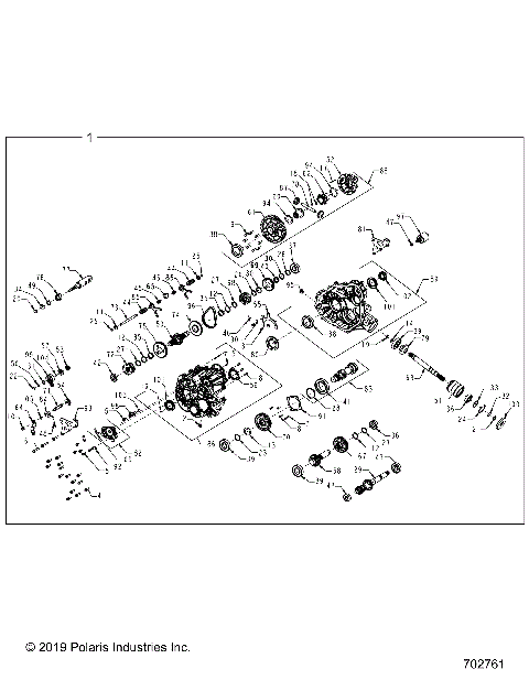 DRIVE TRAIN, MAIN GEARCASE INTERNALS - Z21A5K87B4 (702761)