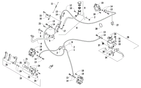 HYDRAULIC BRAKE ASSEMBLY