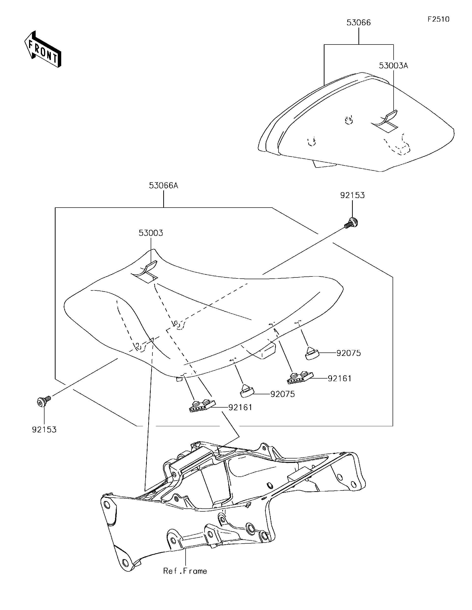 2018 Kawasaki NINJA ZX-6R ABS KRT EDITION Seat Motorcycles