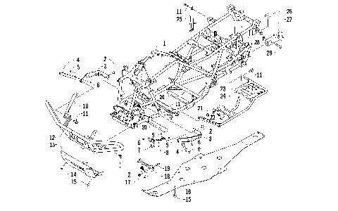 FRAME AND RELATED PARTS [95994]