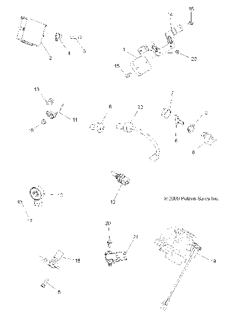 ELECTRICAL, SWITCHES and SENSORS and ECM - A10CL76AA (49ATVELECT106X6)