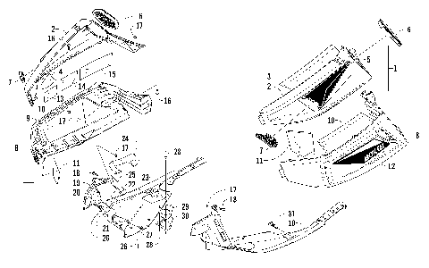 SKID PLATE AND SIDE PANEL ASSEMBLY [97799]