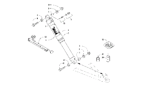 FRONT SUSPENSION SHOCK ABSORBER [103790]
