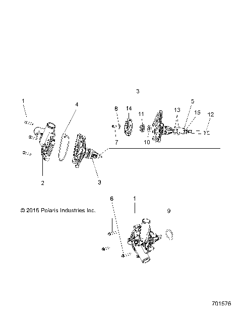 ENGINE, COOLING, WATERPUMP - R17RVE99NY (701576)