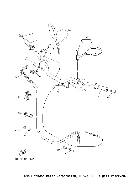 STEERING HANDLE CABLE