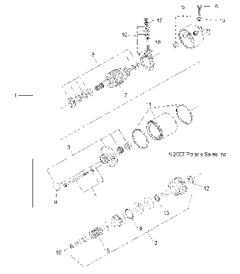 ENGINE, STARTING SYSTEM - A08LH46AQ/AX/AZ (49ATVSTARTER08SP400)