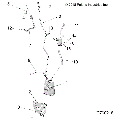 BODY, FUEL TANK EVAP - R21RRZ99B9/BC/BP/BW (C700218)