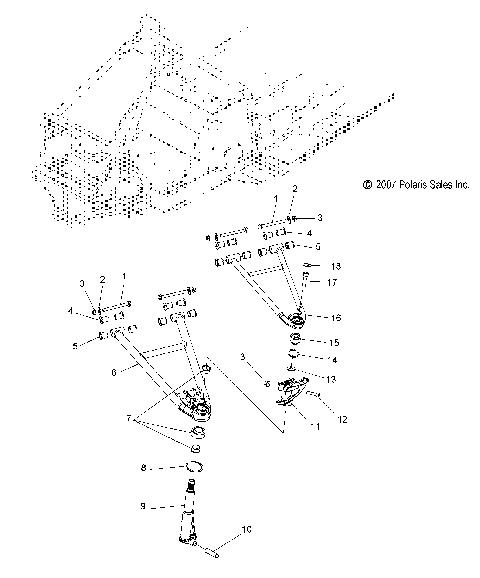SUSPENSION, FRONT - S08MX6JS/JE (49SNOWSUSPFRT08600IQ)