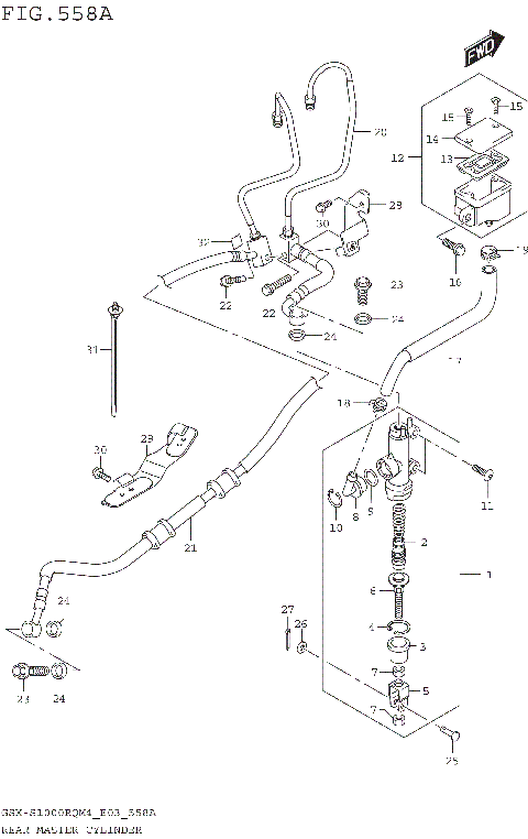 REAR MASTER CYLINDER